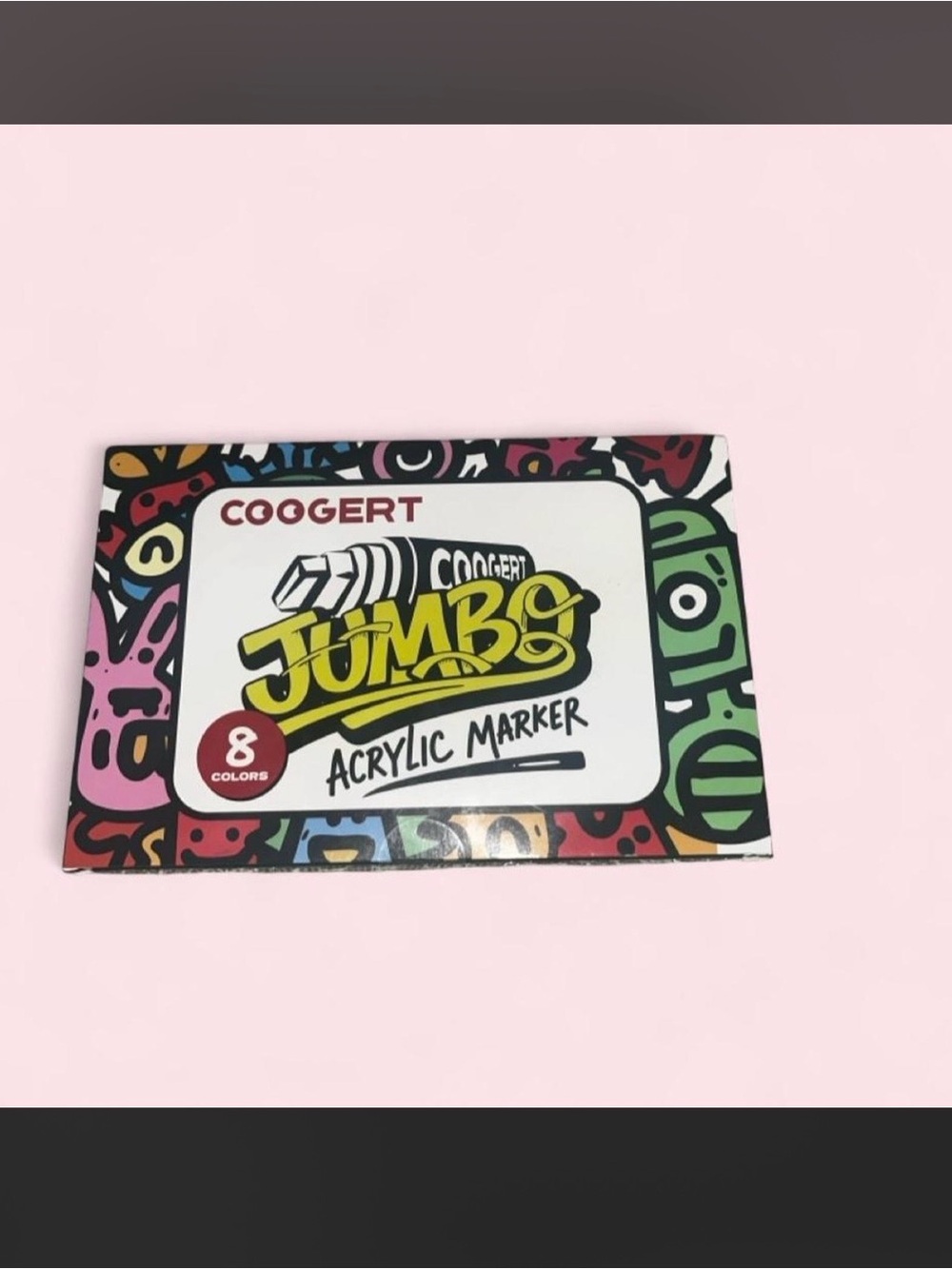 Jumbo Acrylic Marker Set - Pink